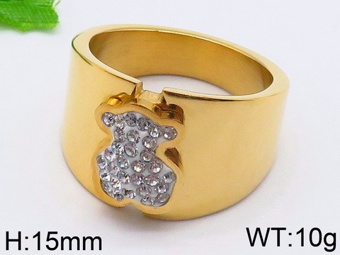 Stainless Steel Tou's Rings KR43080-K