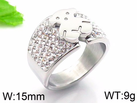 Stainless Steel Tou's Rings KR44214-K