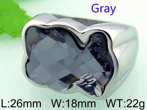 Stainless Steel Tou's Rings KR32187-K