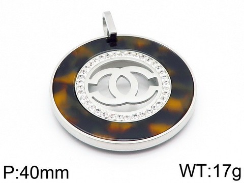 Stainless Steel Tou's Pendant KP81093-KC