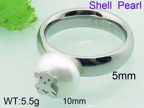 Stainless Steel Tou's Rings KR34593-AD