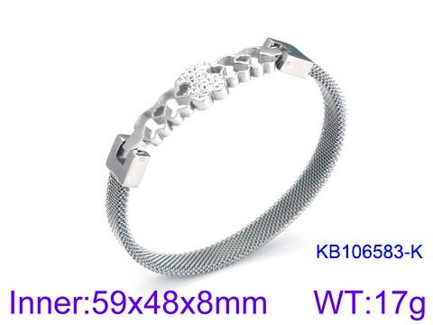 Stainless Steel Tou's Bracelet KB106583-K