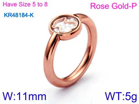 Stainless Steel Tou's Rings KR48184-K