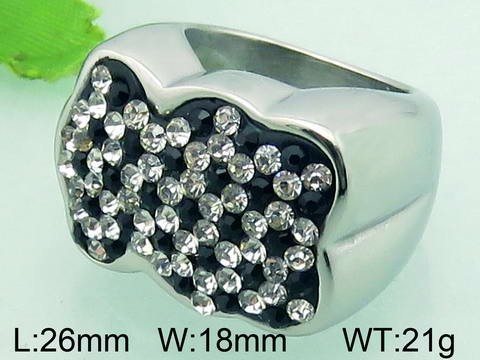 Stainless Steel Tou's Rings KR34025-K