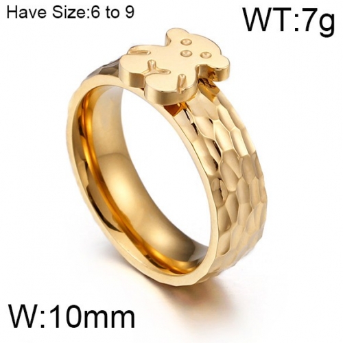 Stainless Steel Tou's Rings KR44469-K