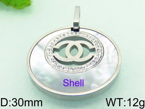 Stainless Steel Tou's Pendant KP46081-K