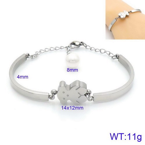 Stainless Steel Tou's Bracelet KB133583-K