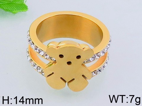 Stainless Steel Tou's Rings KR42952-K