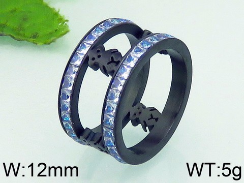 Stainless Steel Tou's Rings KR41289-K