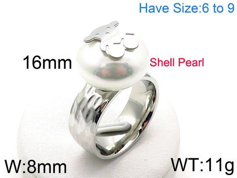 Stainless Steel Tou's Rings KR46060-K