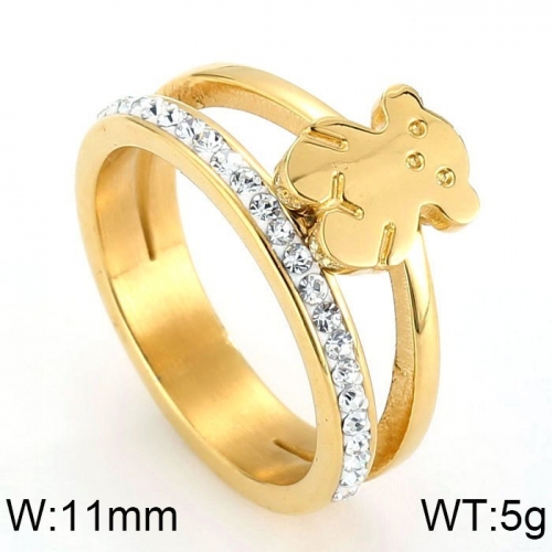 Stainless Steel Tou's Rings KR42772-K