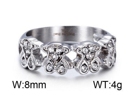 Stainless Steel Tou's Rings KR34464-K