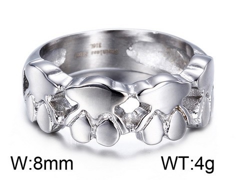 Stainless Steel Tou's Rings KR34465-K