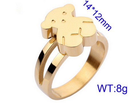 Stainless Steel Tou's Rings KR29546-K