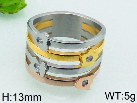 Stainless Steel Tou's Rings KR42370-K