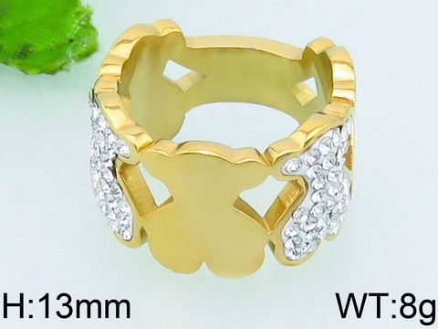 Stainless Steel Tou's Rings KR39369-K