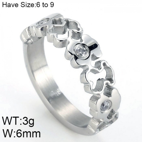 Stainless Steel Tou's Rings KR46199-K