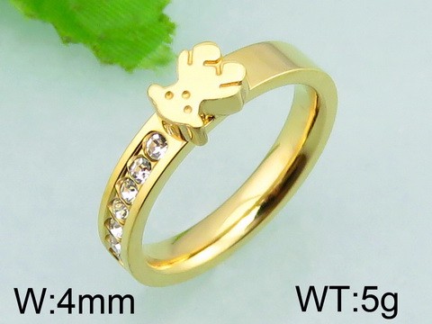 Stainless Steel Tou's Rings KR32282-K