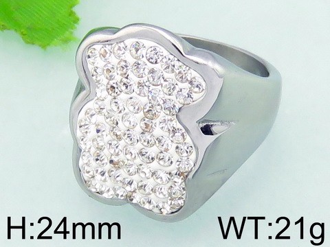 Stainless Steel Tou's Rings KR32284-K