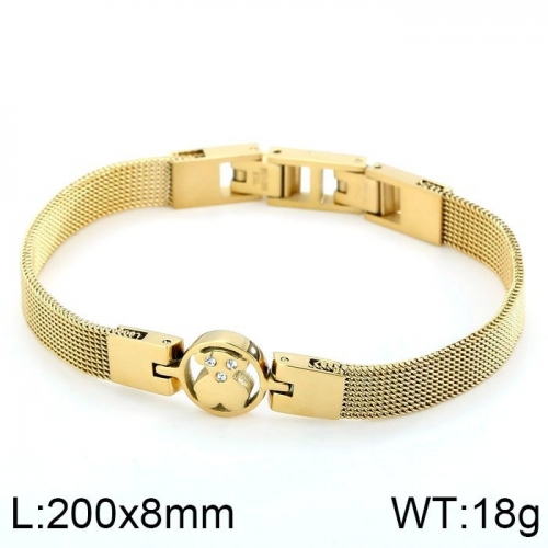 Stainless Steel Tou's Bracelet KB104047-K