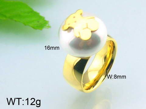 Stainless Steel Tou's Rings KR29185-K