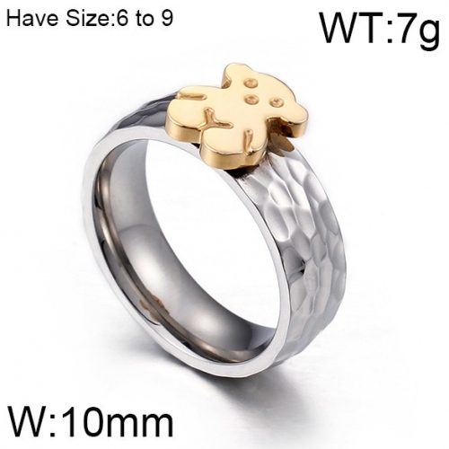 Stainless Steel Tou's Rings KR44467-K