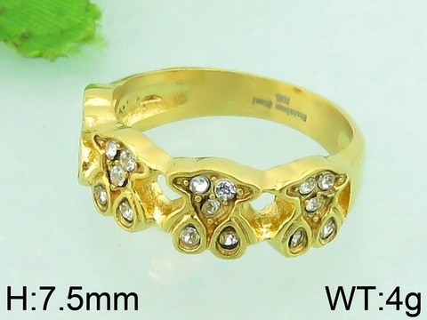 Stainless Steel Tou's Rings KR34460-K