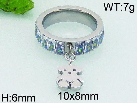 Stainless Steel Tou's Rings KR40590-K