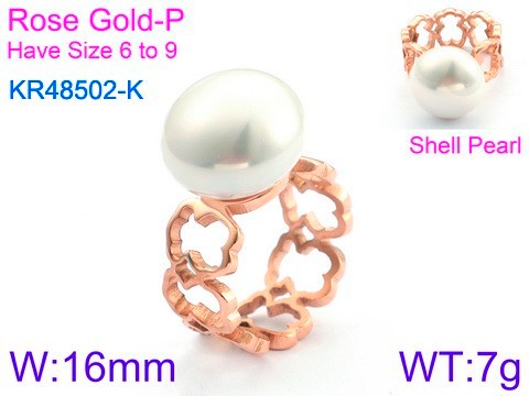 Stainless Steel Tou's Rings KR48502-K