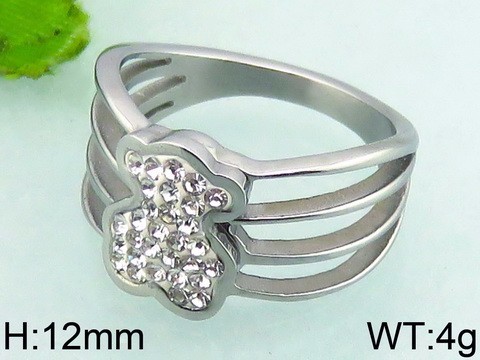 Stainless Steel Tou's Rings KR37670-K