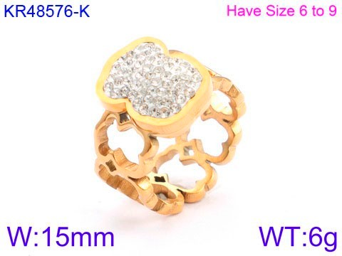 Stainless Steel Tou's Rings KR48576-K