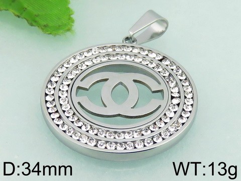 Stainless Steel Tou's Pendant KP44012-K