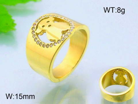 Stainless Steel Tou's Rings KR29938-K