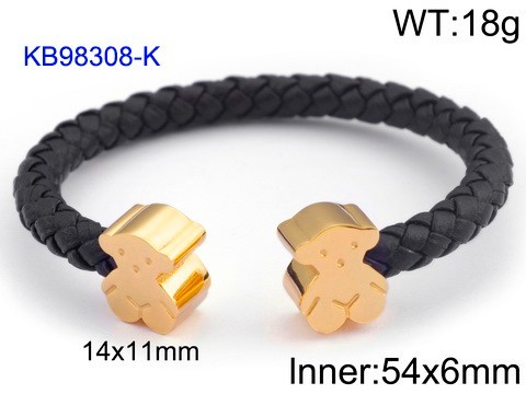 Stainless Steel Tou's Bracelet KB98308-K