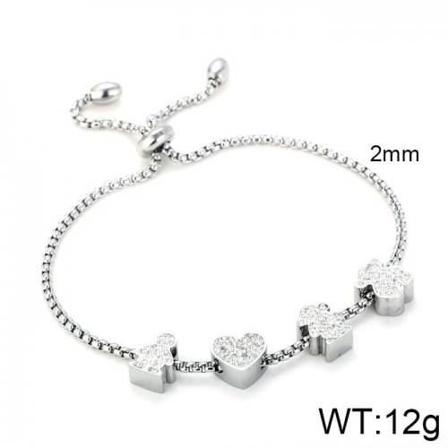 Stainless Steel Tou's Bracelet KB104056-K