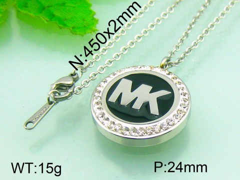 Stainless Steel Tou's Necklace KN16301-K