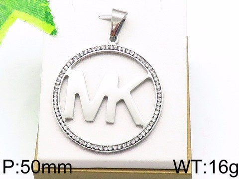 Stainless Steel Tou's Pendant KP58341-K