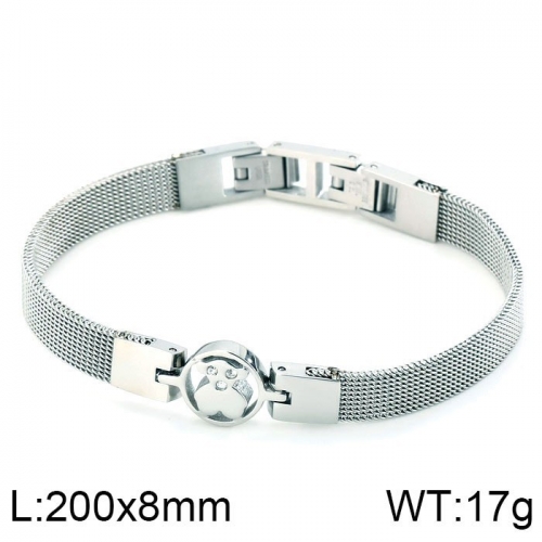 Stainless Steel Tou's Bracelet KB104049-K