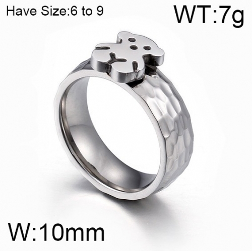 Stainless Steel Tou's Rings KR44466-K