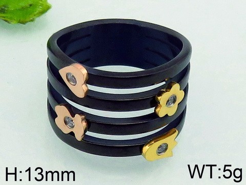 Stainless Steel Tou's Rings KR42372-K