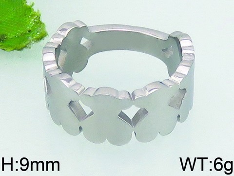 Stainless Steel Tou's Rings KR39365-K