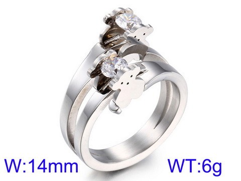 Stainless Steel Tou's Rings KR36840-K