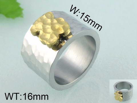 Stainless Steel Tou's Rings KR25062-D