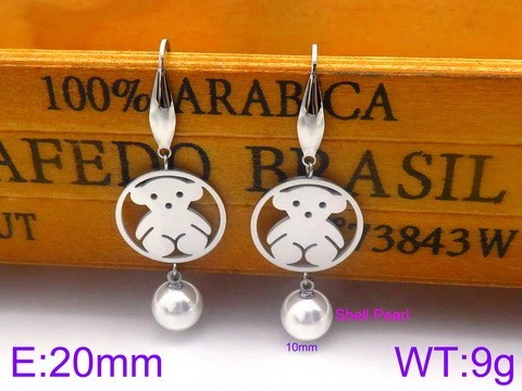 Stainless Steel Tou's Earring KE79992-GC