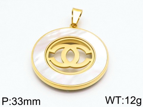 Stainless Steel Tou's Pendant KP80976-KC