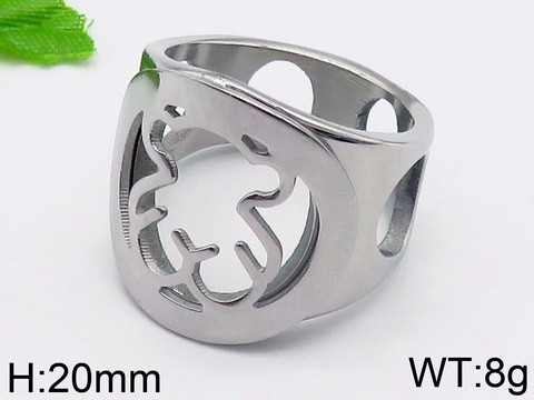 Stainless Steel Tou's Rings KR43081-K