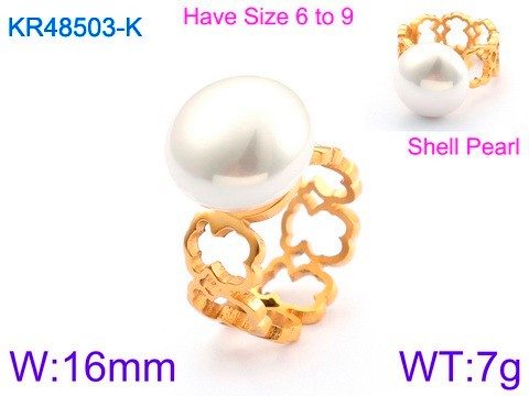 Stainless Steel Tou's Rings KR48503-K