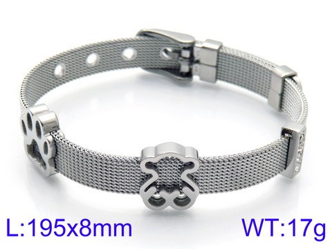 Stainless Steel Tou's Bracelet KB114078-KHY