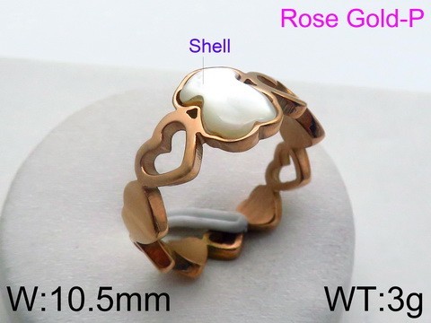 Stainless Steel Tou's Rings KR49140-GC