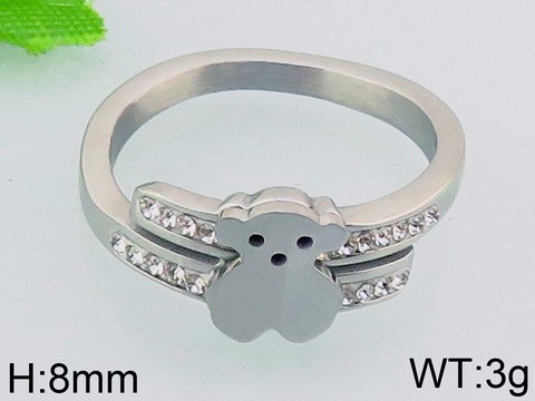 Stainless Steel Tou's Rings KR42953-K